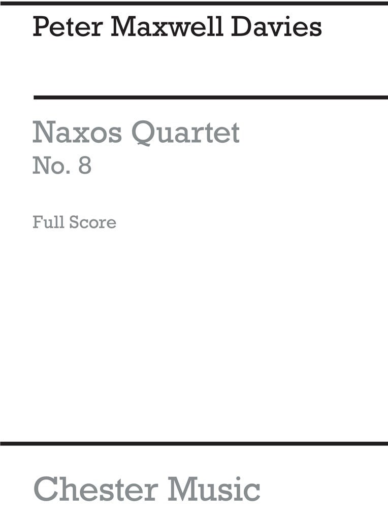 Naxos Quartet No.8